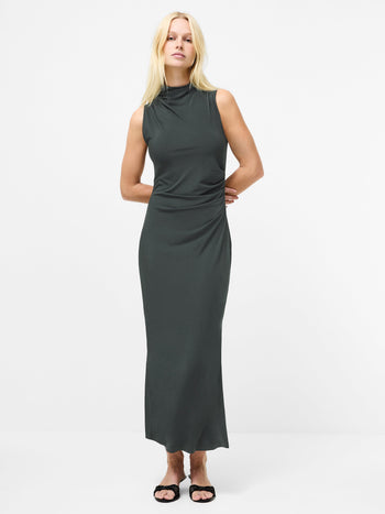 Samira Jersey High Neck Dress