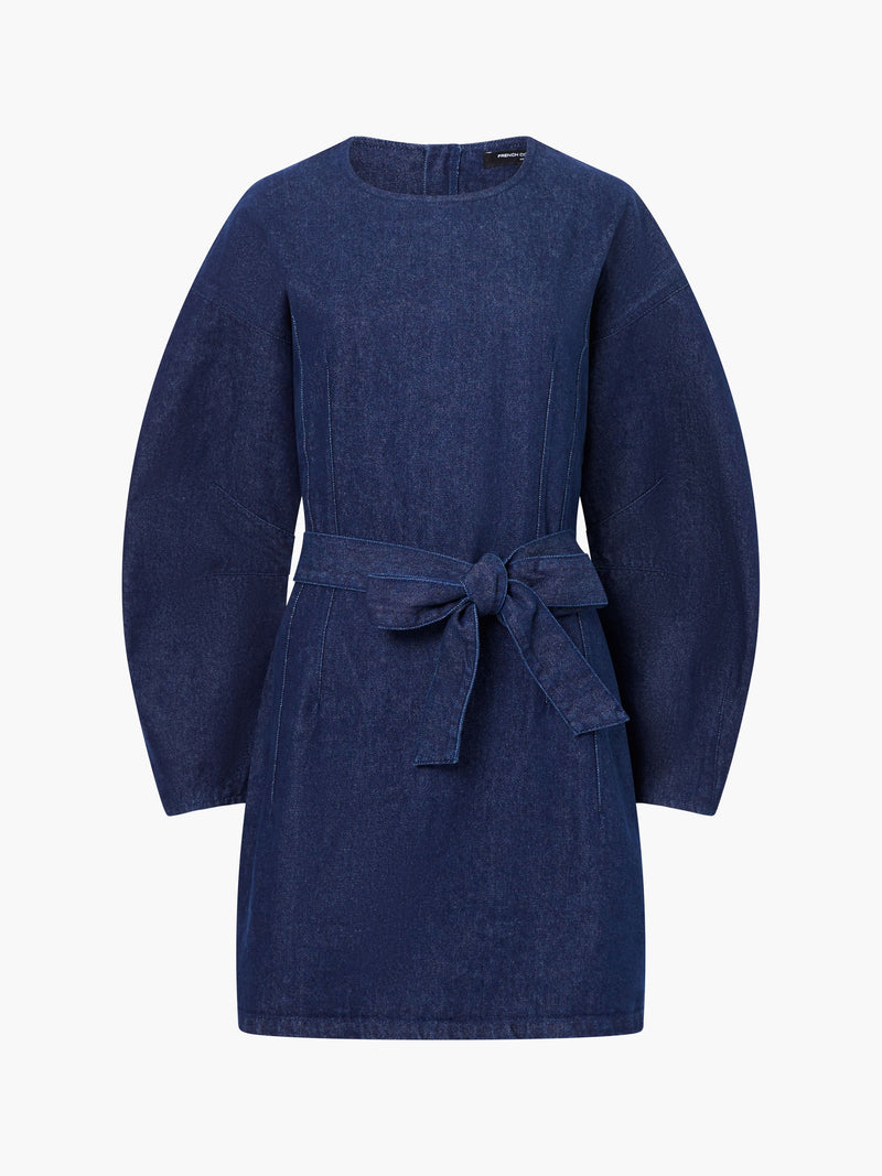 Leighton Denim Banana Sleeve Mini Dress