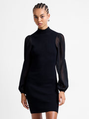 fcuk black dress cotton racer back bodycon midi in shoulder midi fit for old HollywoodThe Clea Dress is a stunning event gown with an off French Connection Embellished Tailored V-Neck
