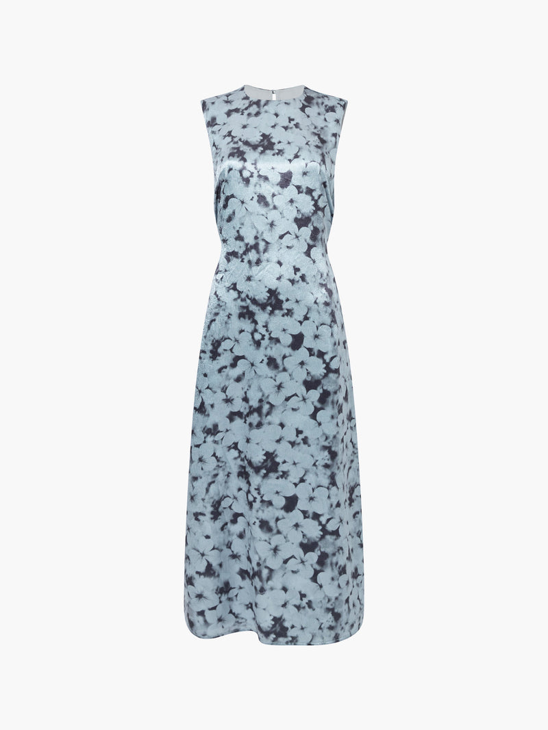Cassie Emile Crinkle Midi Dress