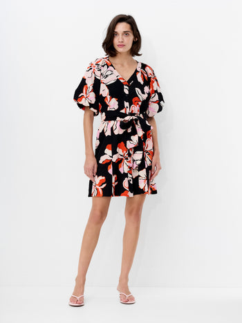 Milani Rhian Puff Sleeve Mini Dress