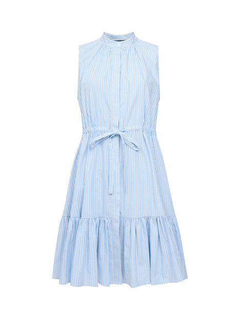 Cambria Cotton Striped Sleeveless Dress