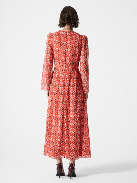 Rebecca Emina V Neck Dress