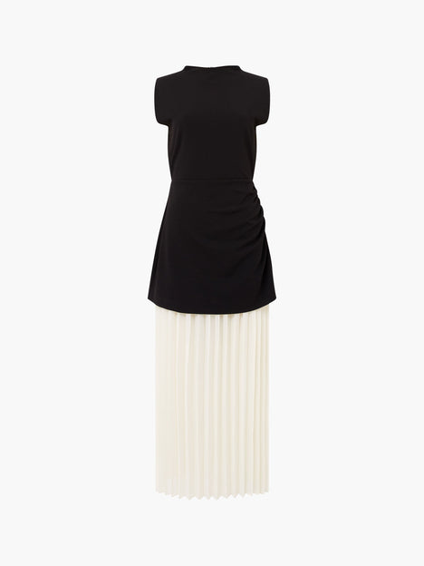 Zion Pleated Skirt Dress