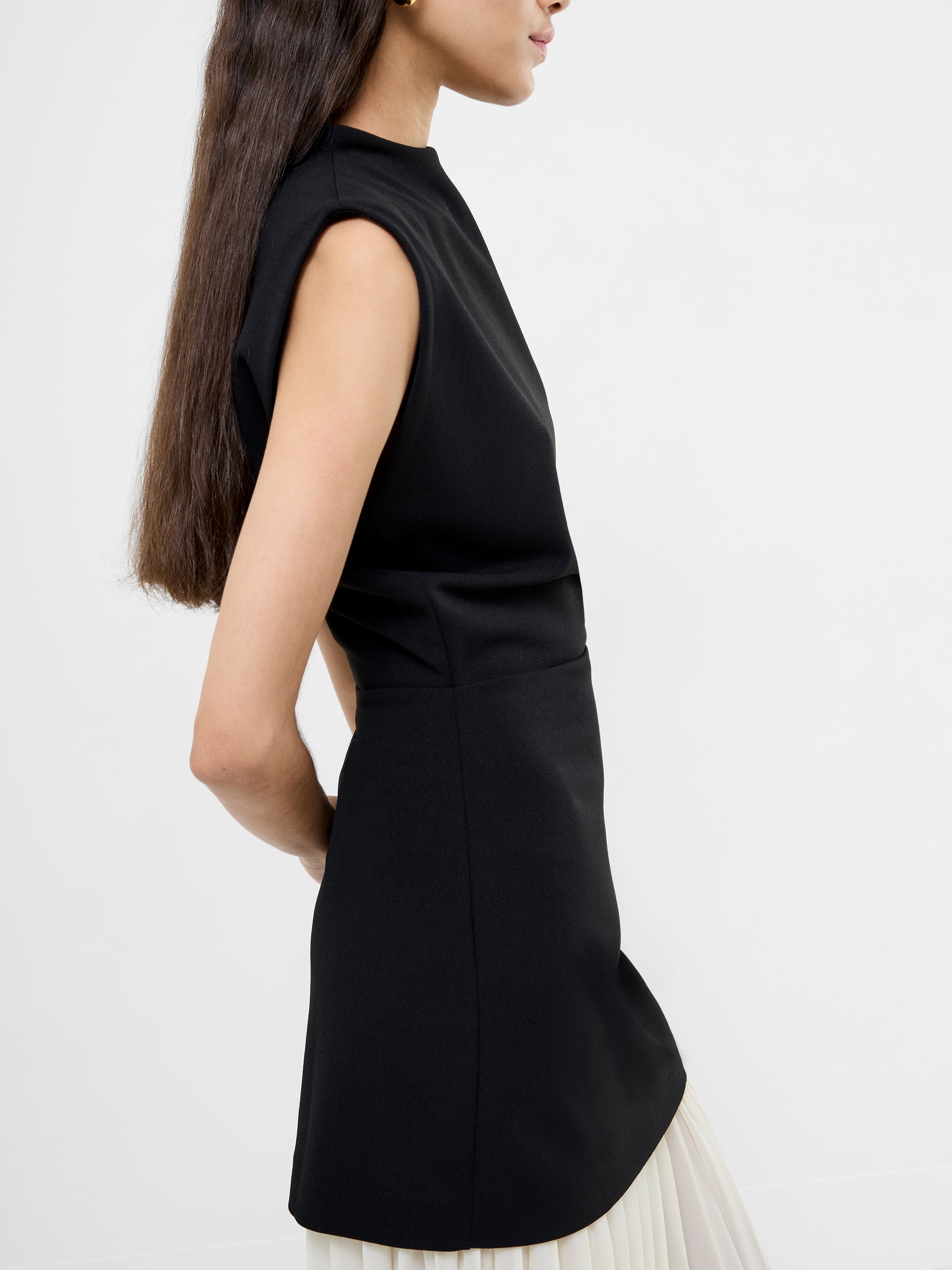 Zion Pleated Skirt Dress