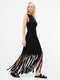 Samira Fringe Jersey Maxi Dress