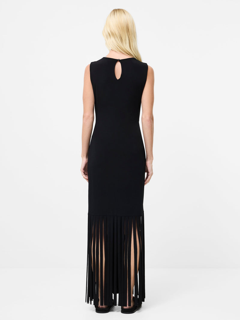 Samira Fringe Jersey Maxi Dress