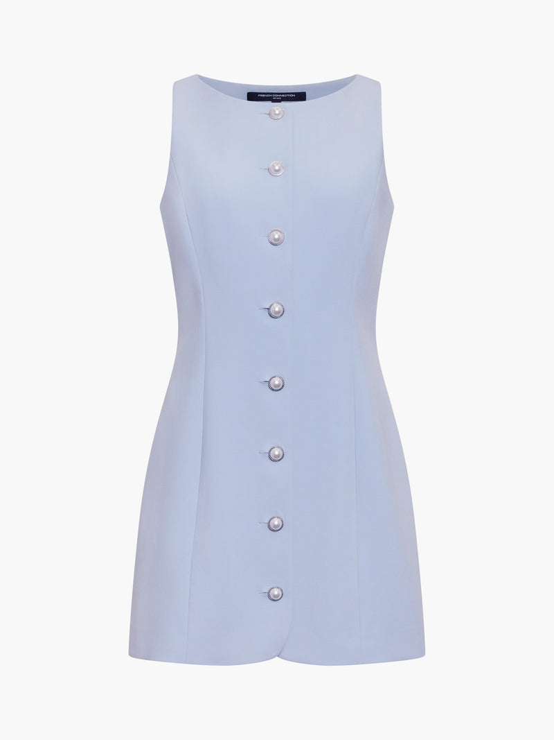 Azra Twill Button Down Mini Dress