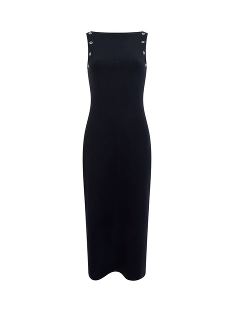 Orla Jersey Eyelet Midi Dress