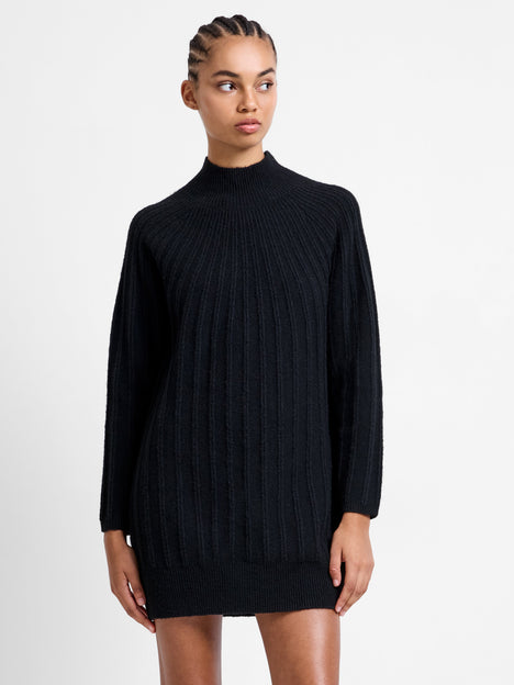 Kezia Recycled Mock Rib Knitted Dress