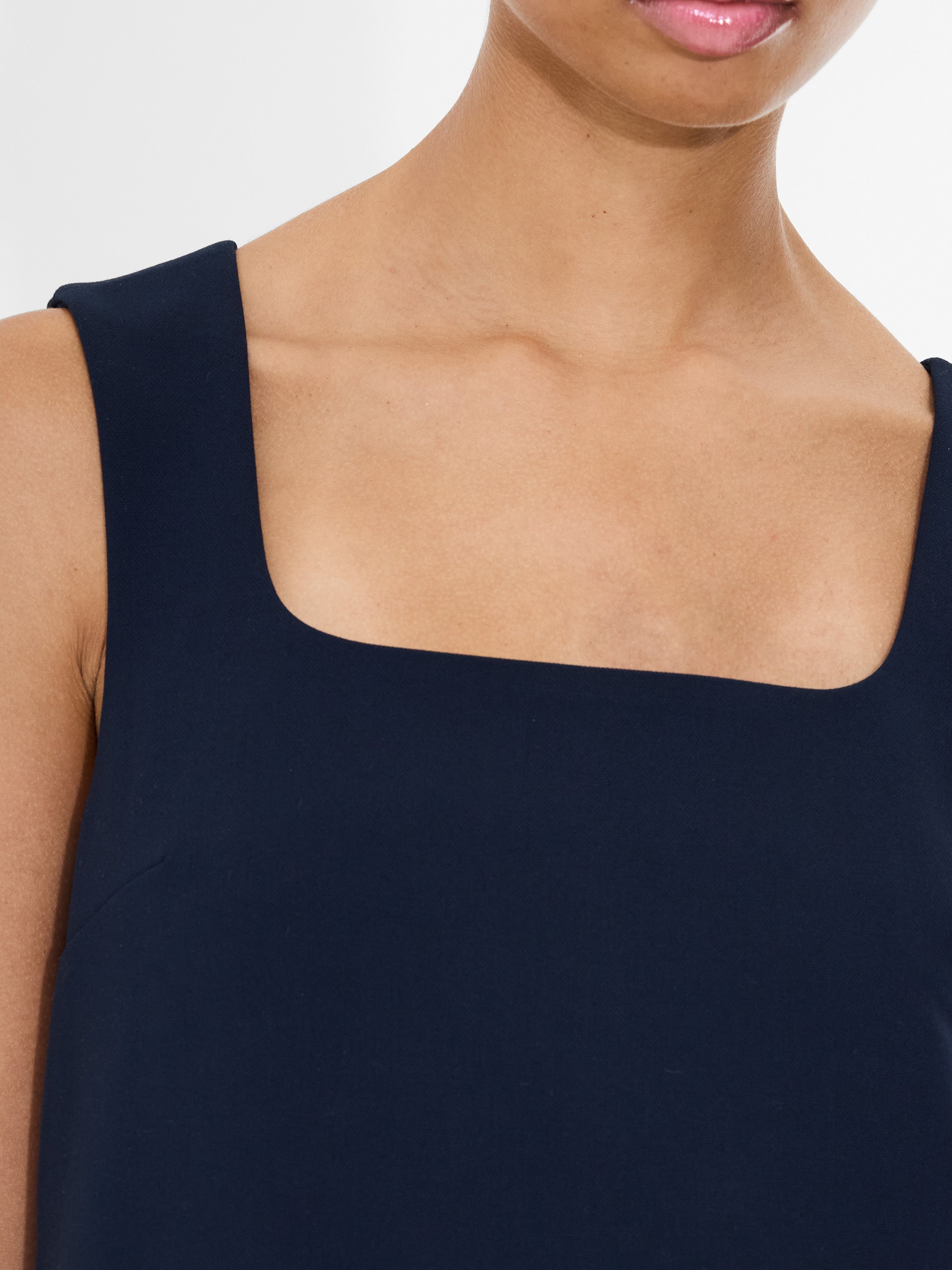 Whisper Square Neck Mini Dress