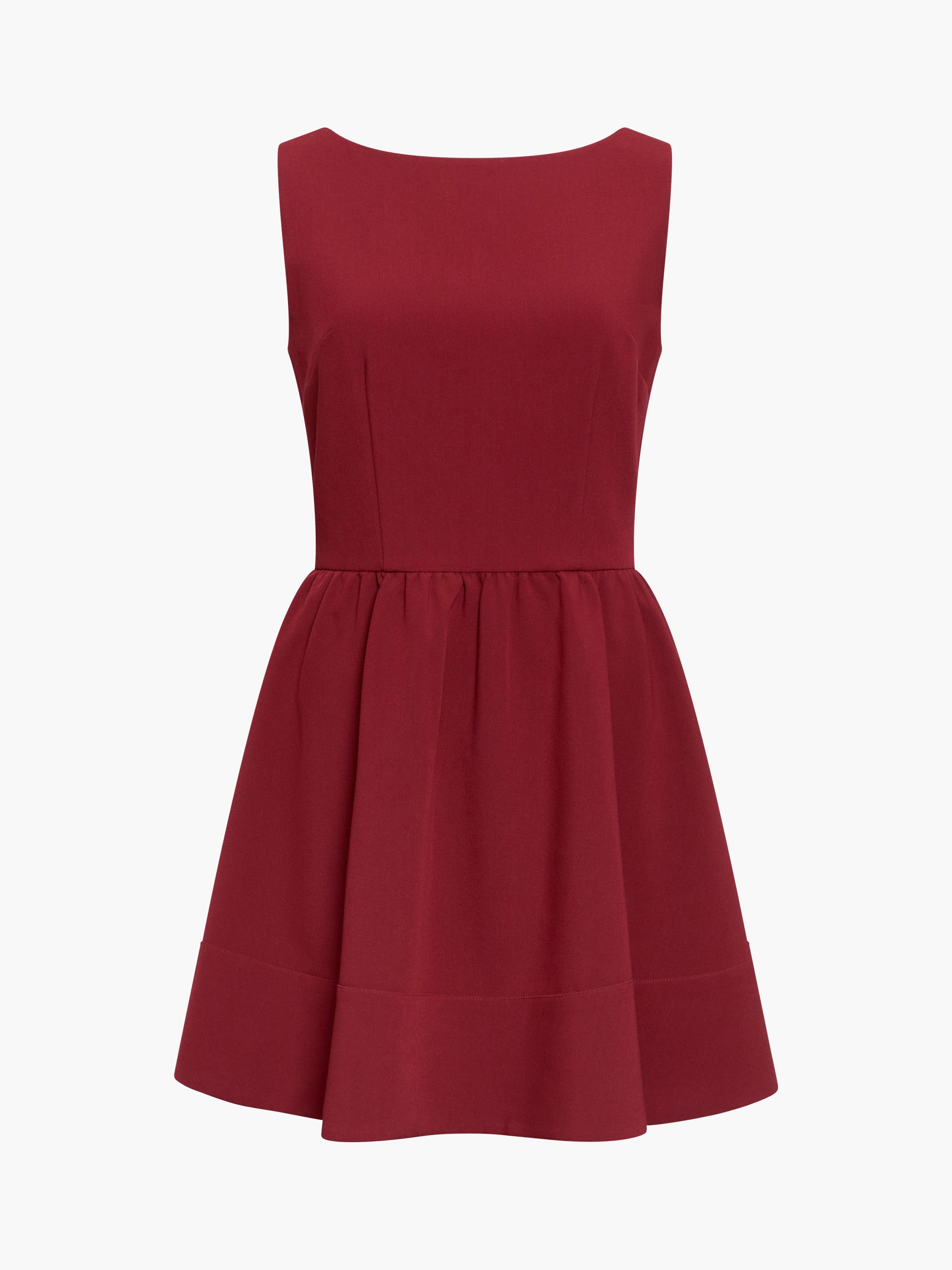 Azra Twill Low Back Mini Dress