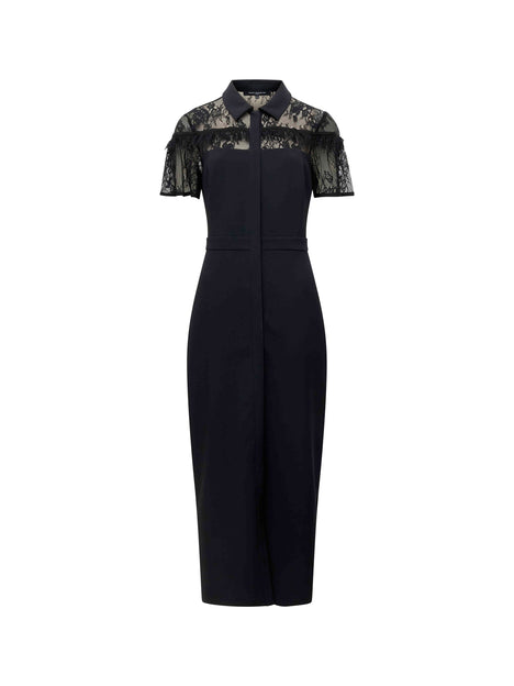 Miles Lace Mix Shirt Dress