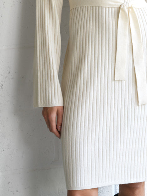 Cammi Knit Long Sleeve Belted Dress