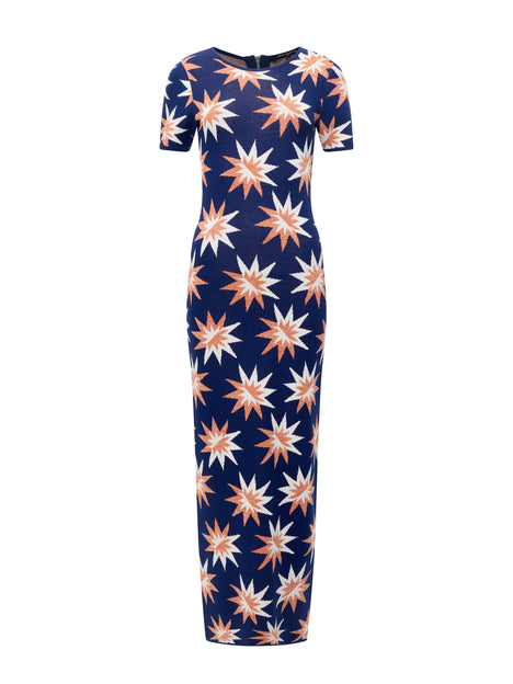 Imelda Star Jacquard Knit Dress