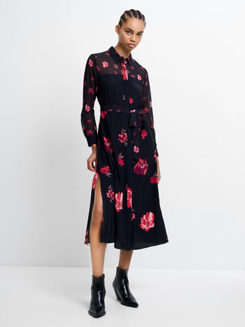 Ella Rose Shirt Dress