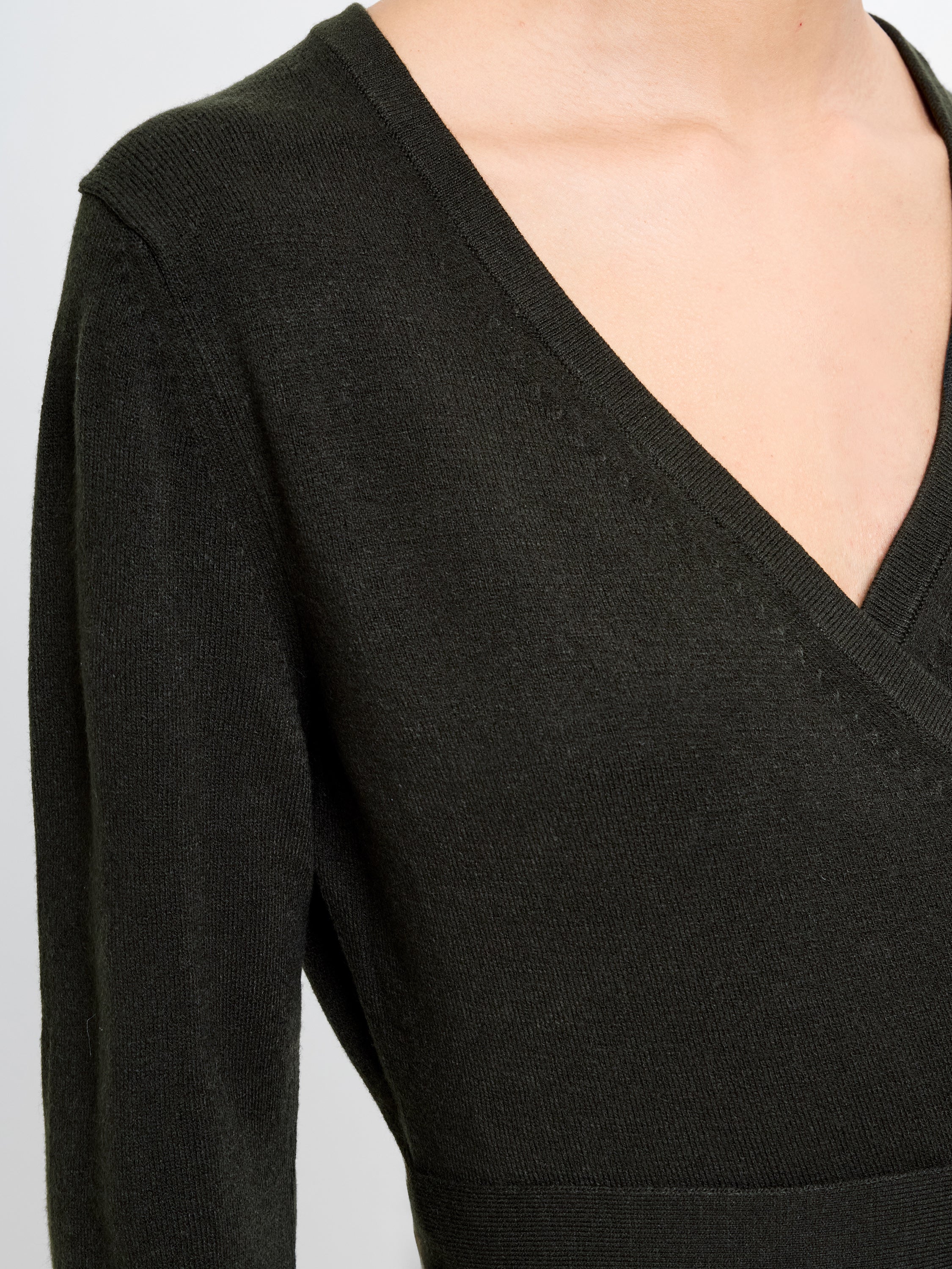 Babysoft Wrap Mini Dress