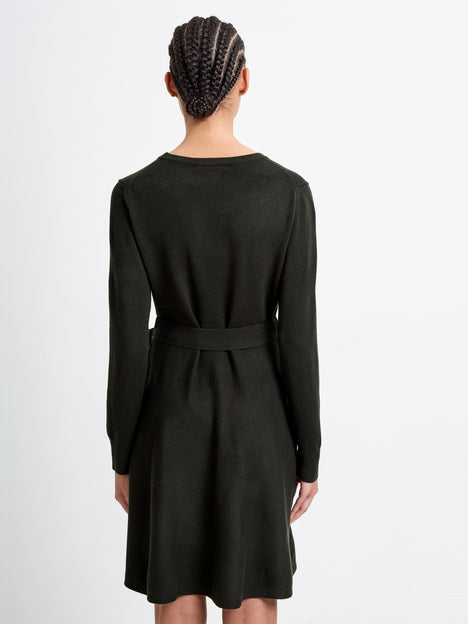 Babysoft Wrap Mini Dress