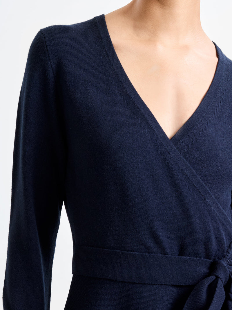 Babysoft Wrap Mini Dress
