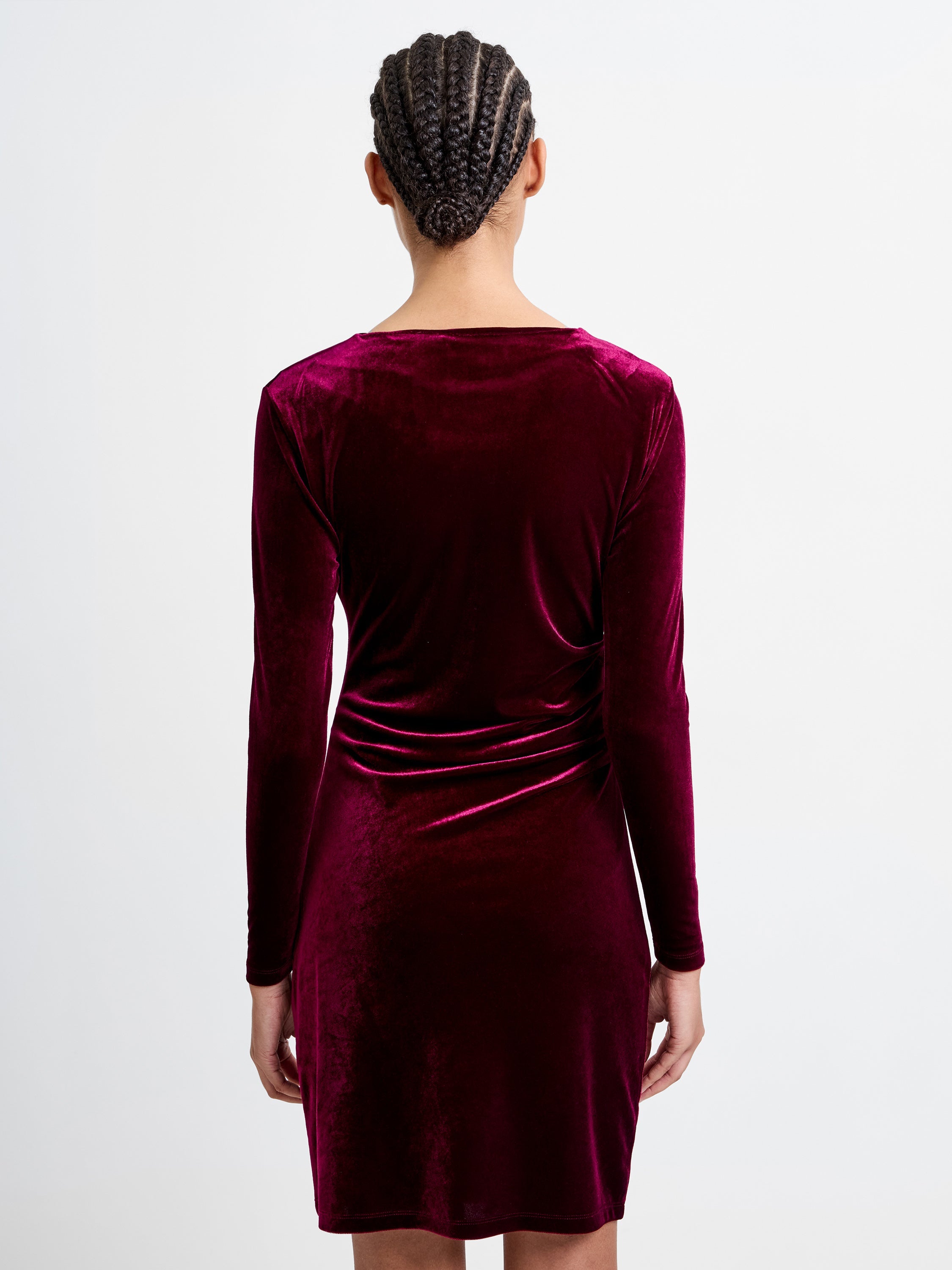 Viola Velvet Jersey Dress