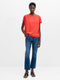 Crepe Light Crew Neck Top