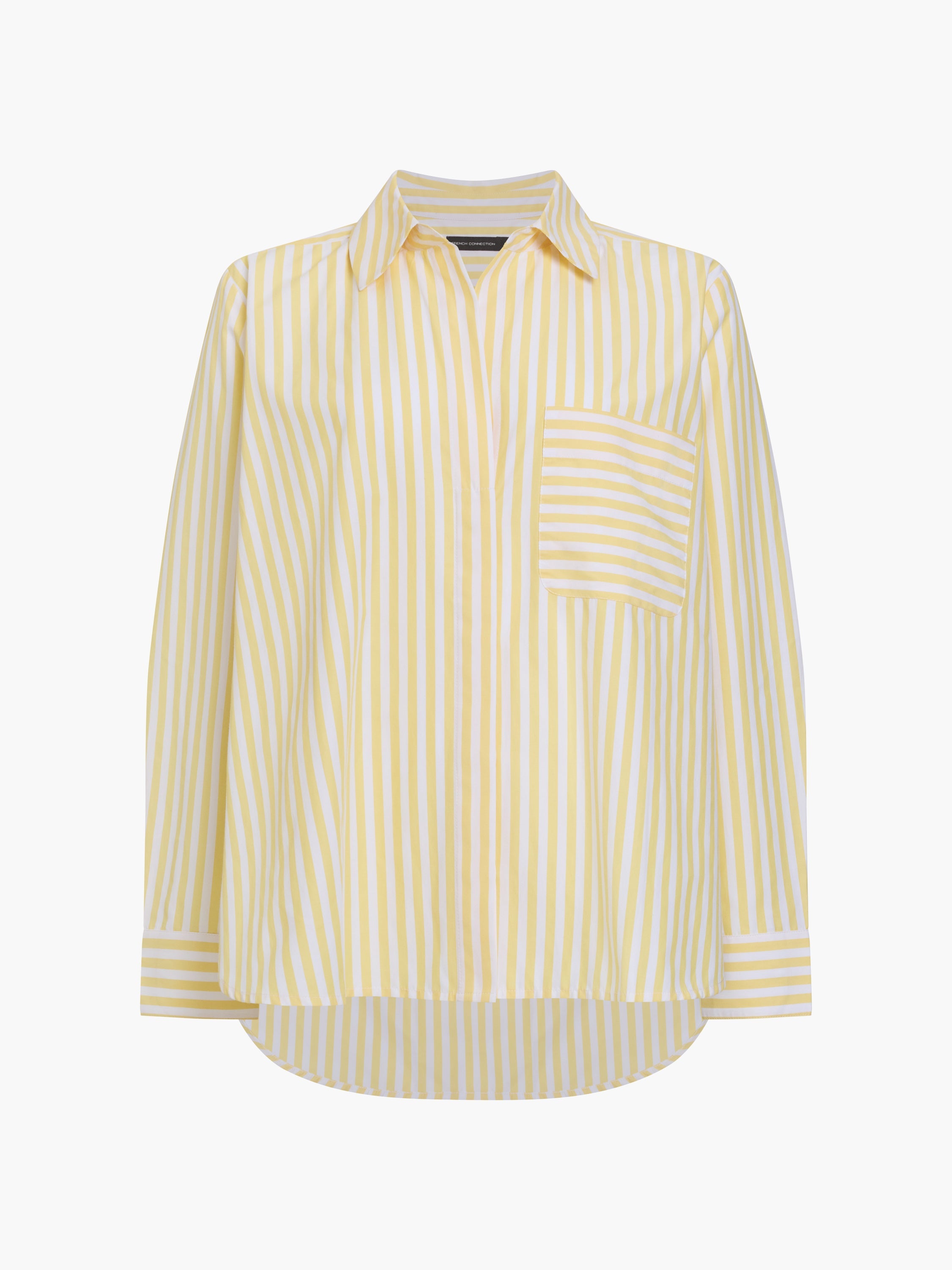 Stripe Relaxed Popover Shirt
