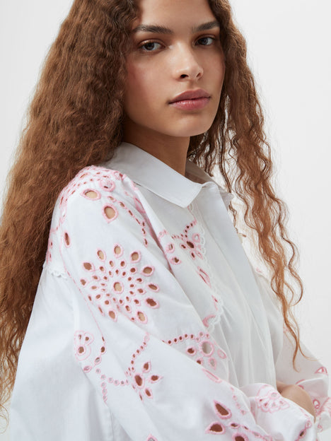 Cambria Cotton Embroidered Shirt