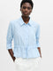 Crepe Light Collared Tie Waist Top