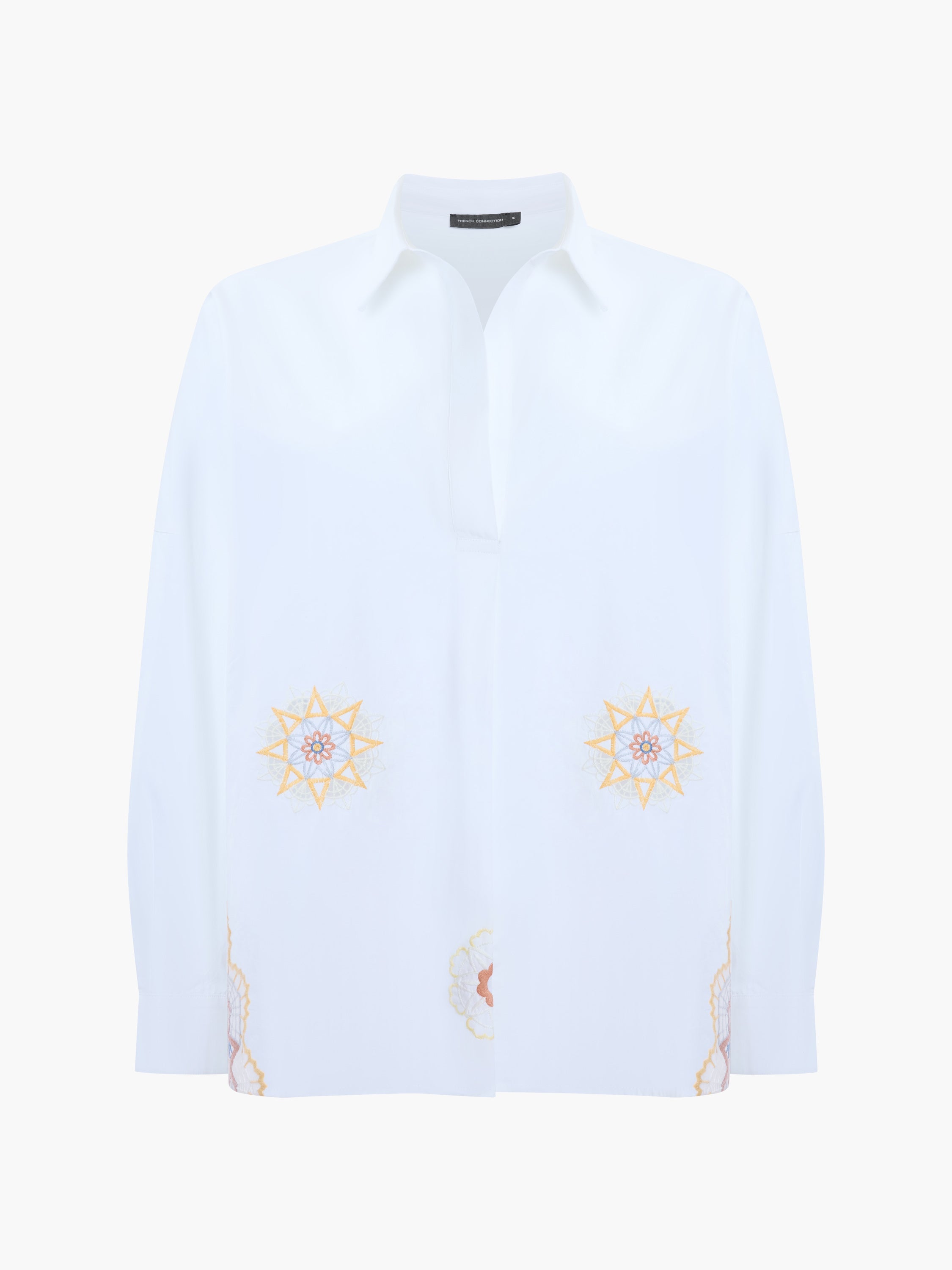 Rhodes Embroidered Poplin Shirt