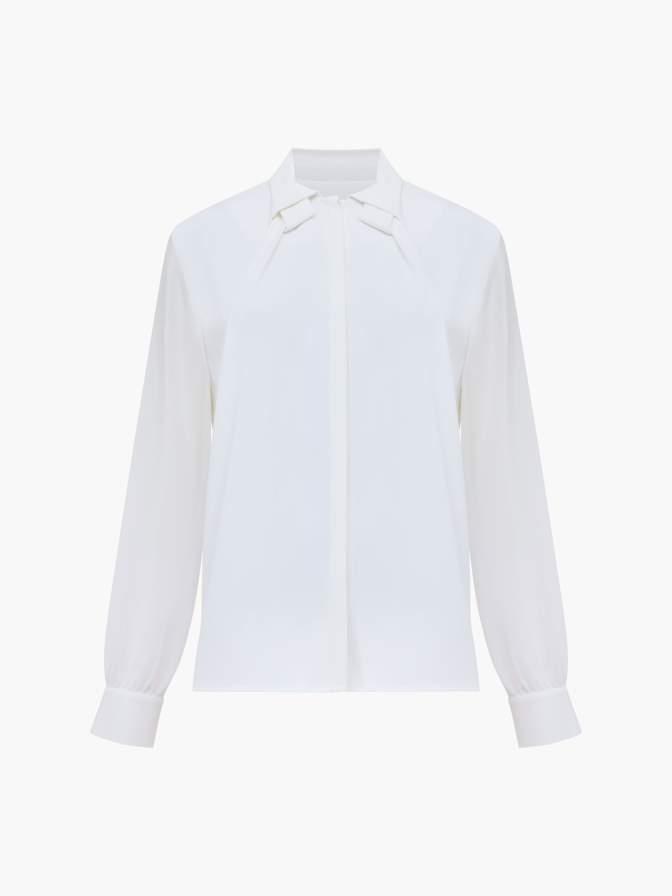 Arezzo Crepe Collar Detail Shirt