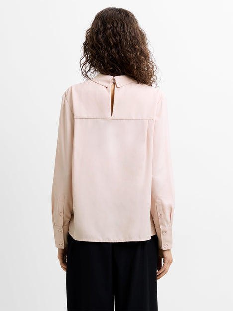 Mila Georgette Pleat Popover Shirt