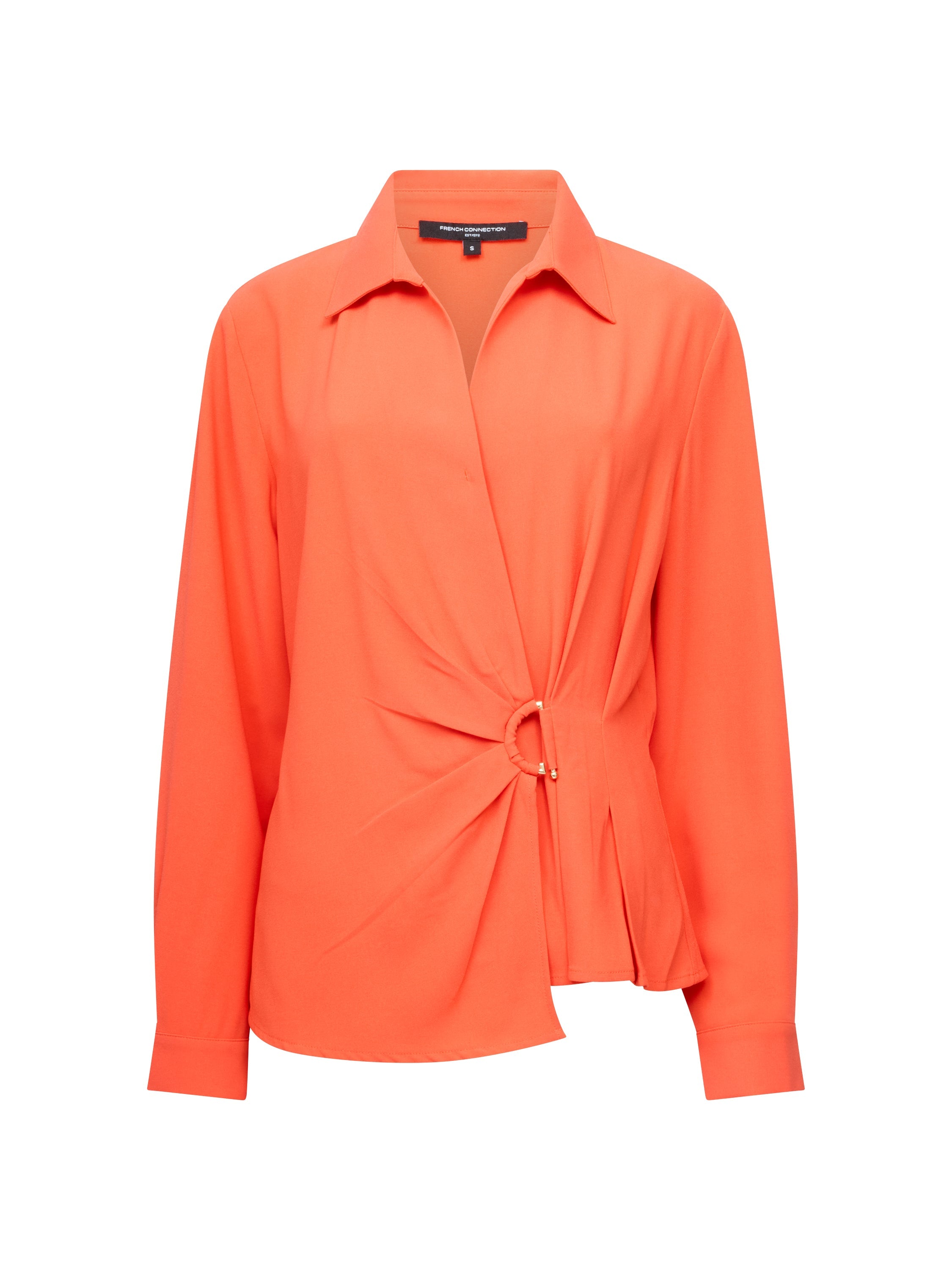 Thelma Long Sleeve Wrapover Shirt