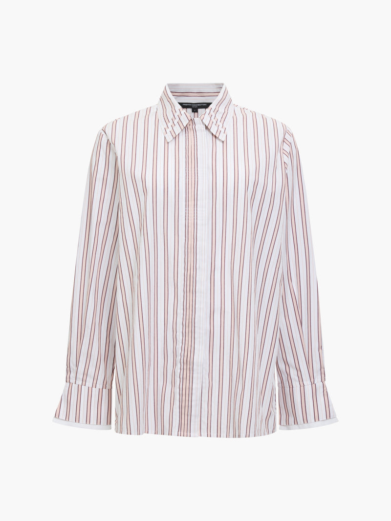 Cambria Cotton Pintuck Stripe Shirt