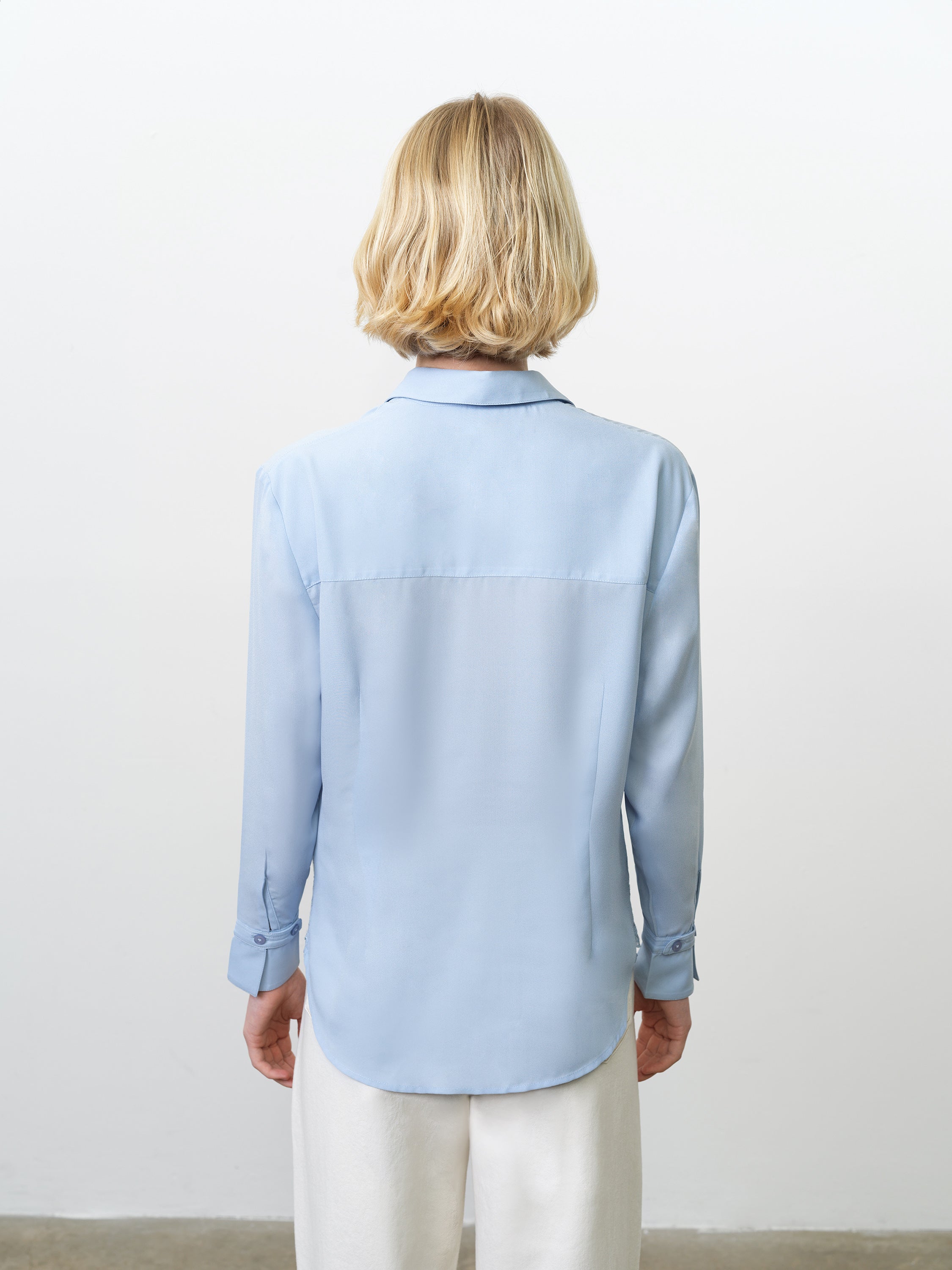 Mila Georgette Lace Layered Shirt