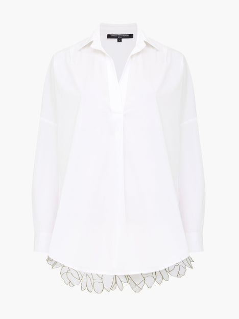 Lotta Alexis Floral Cutwork Back Popover Shirt