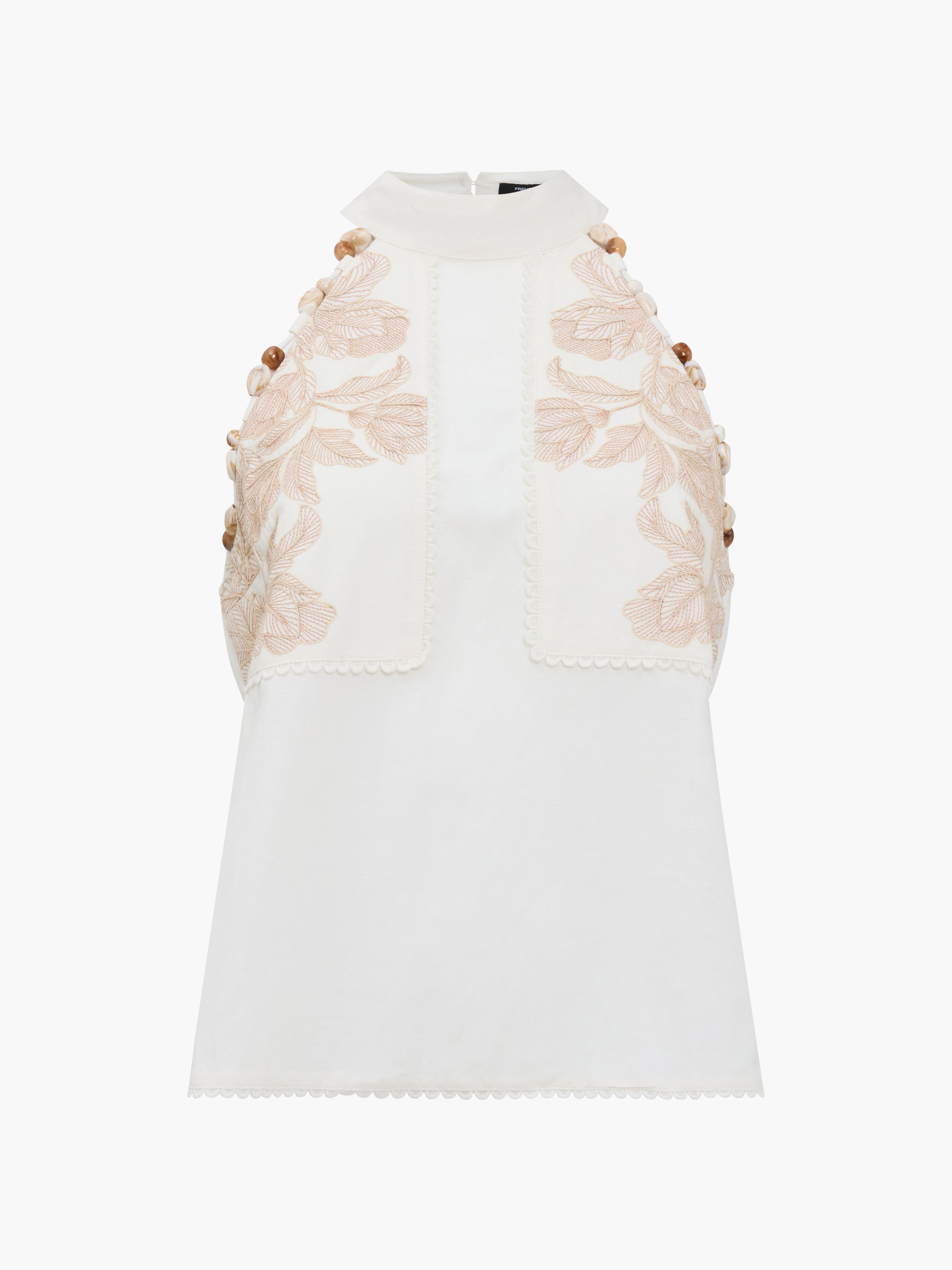 Calissa Embroidered Halterneck Top
