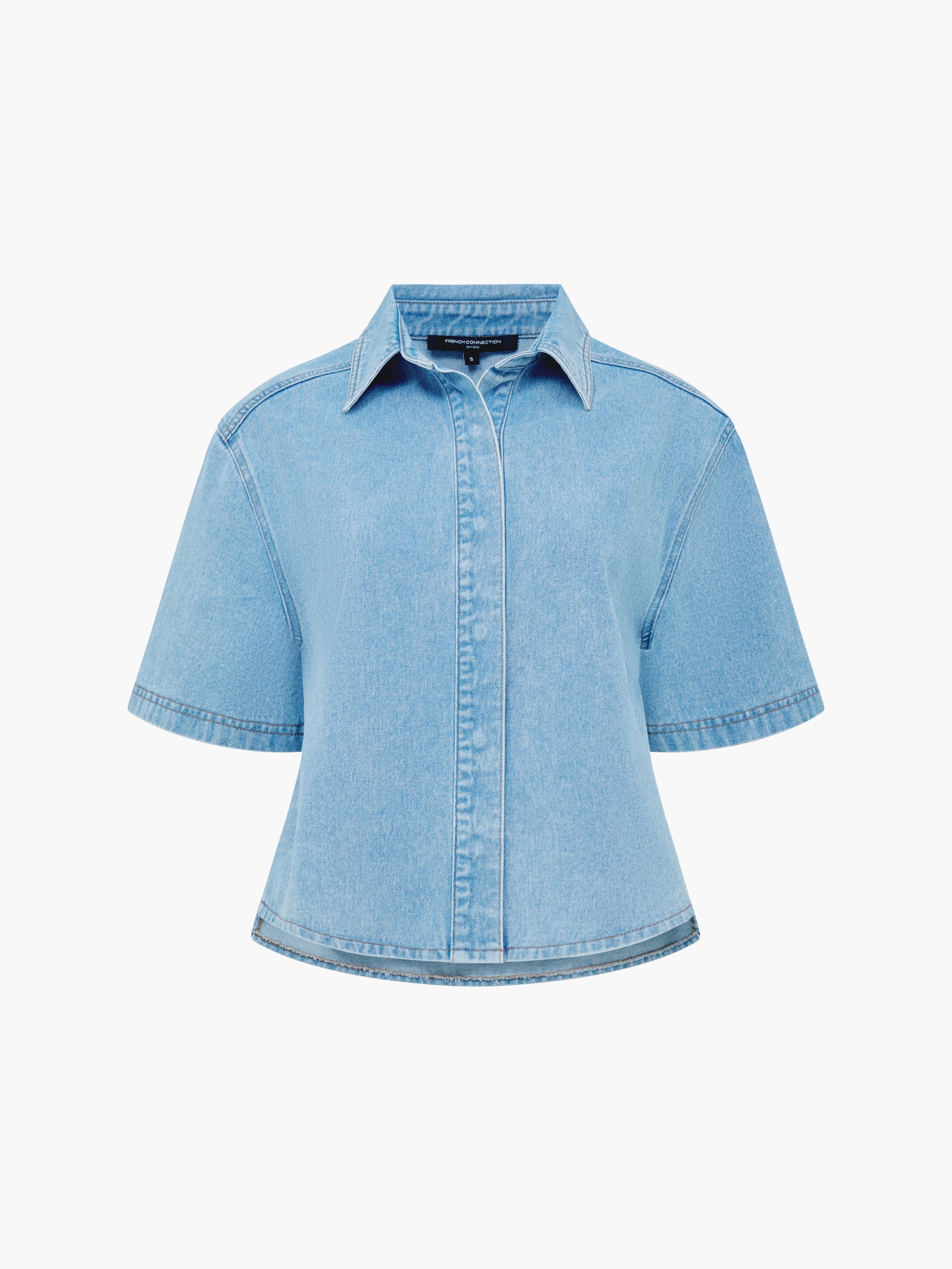 Sam Vintage Wash Short Sleeve Denim Shirt