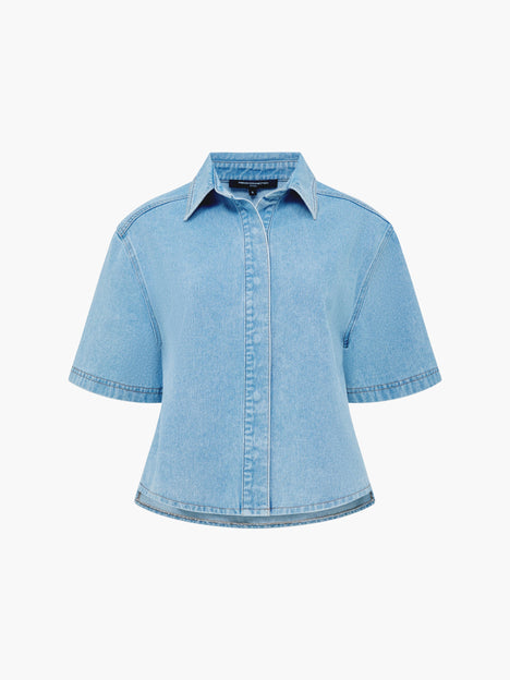Sam Vintage Wash Short Sleeve Denim Shirt