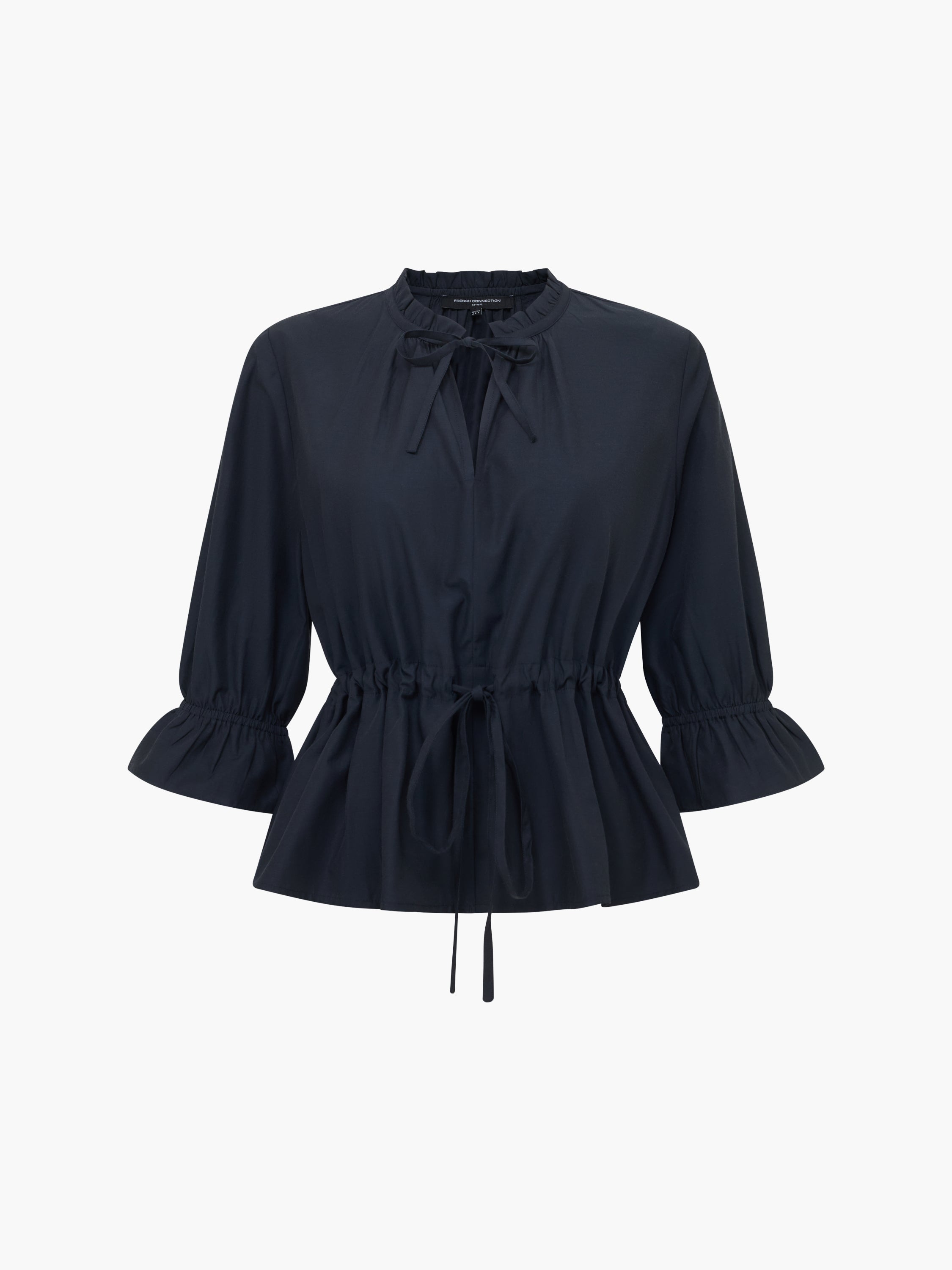 Era Poplin Ruffle Collar Top