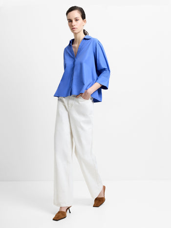 Era Poplin Tie Back Top