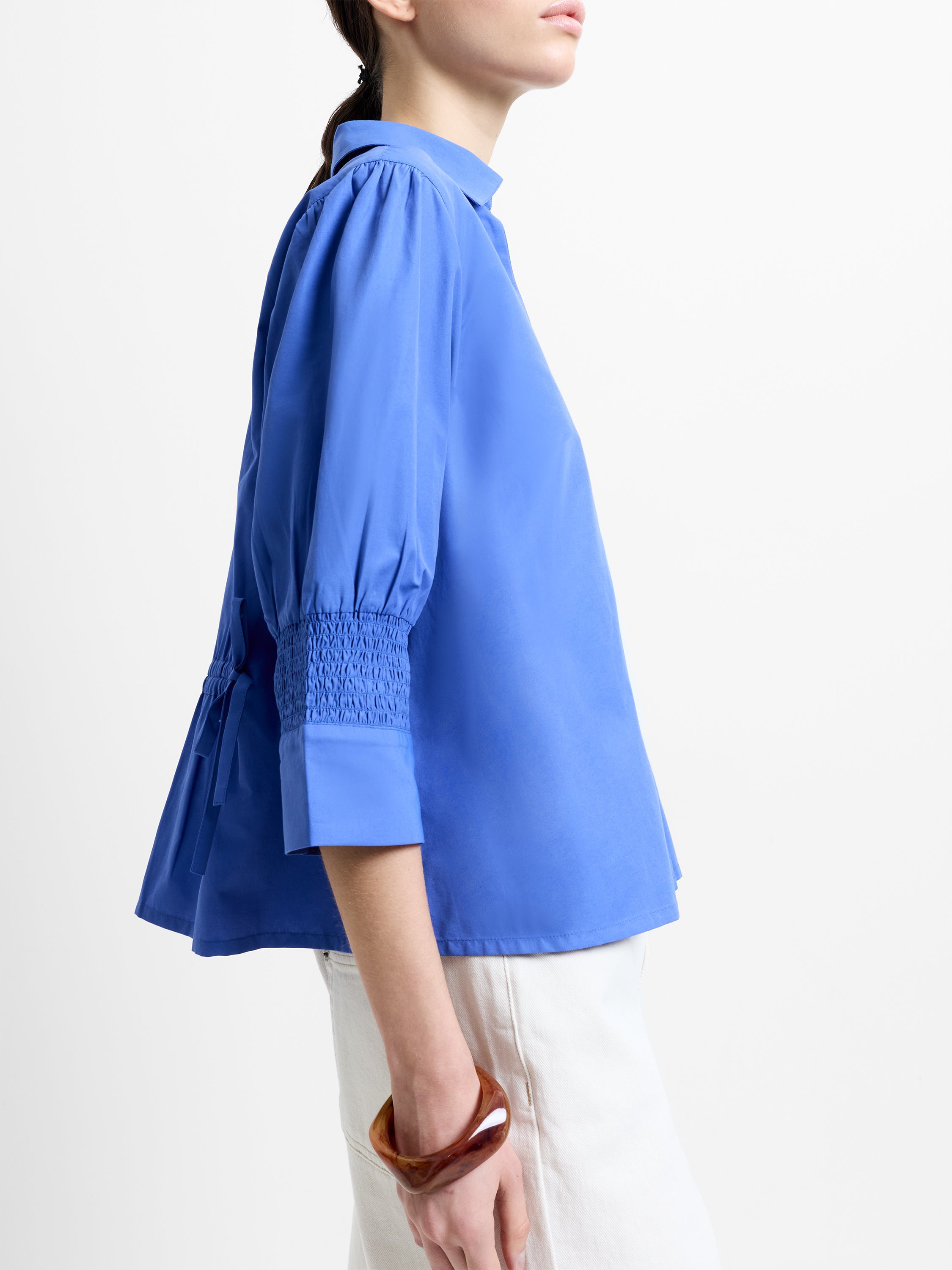 Era Poplin Tie Back Top