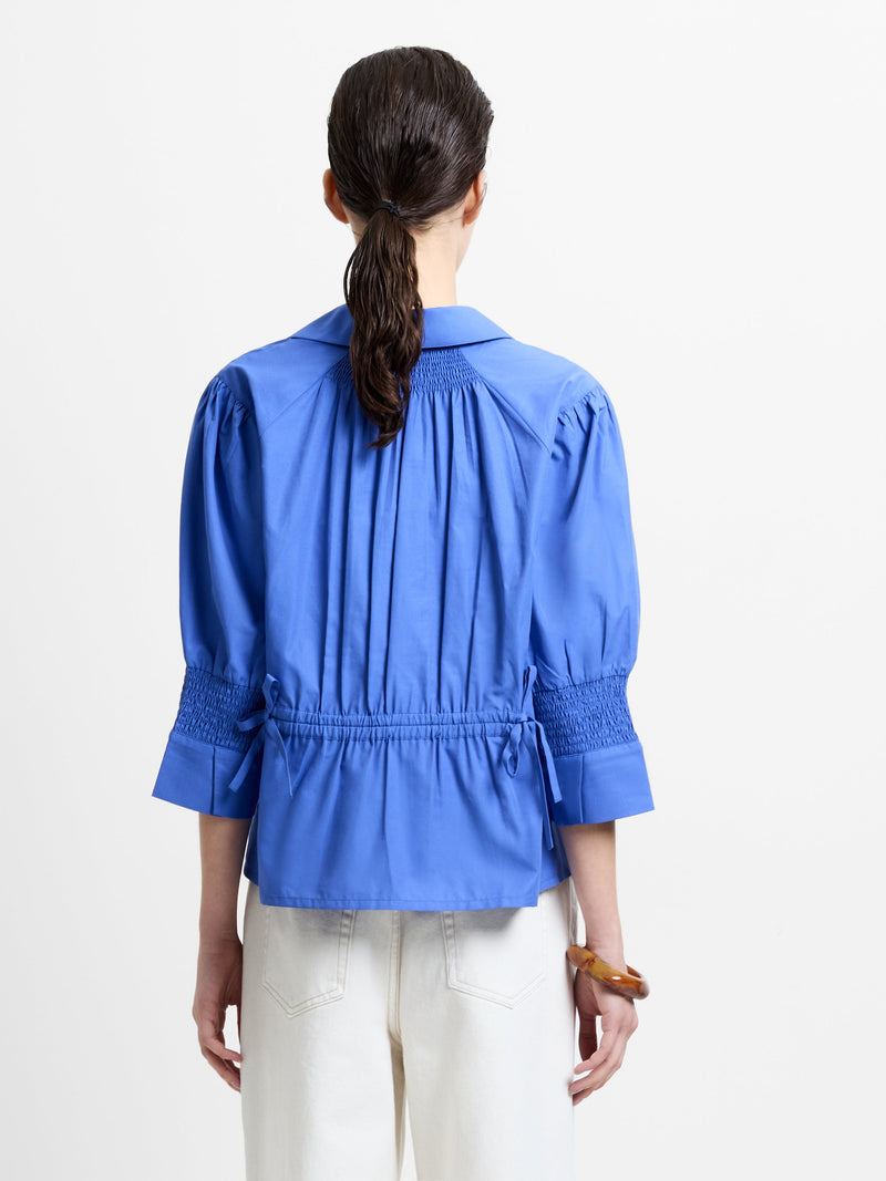 Era Poplin Tie Back Top