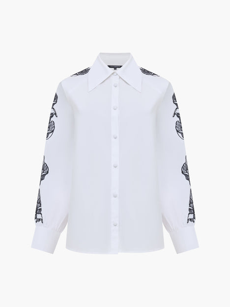 Cambria Cotton Embroidered Shirt