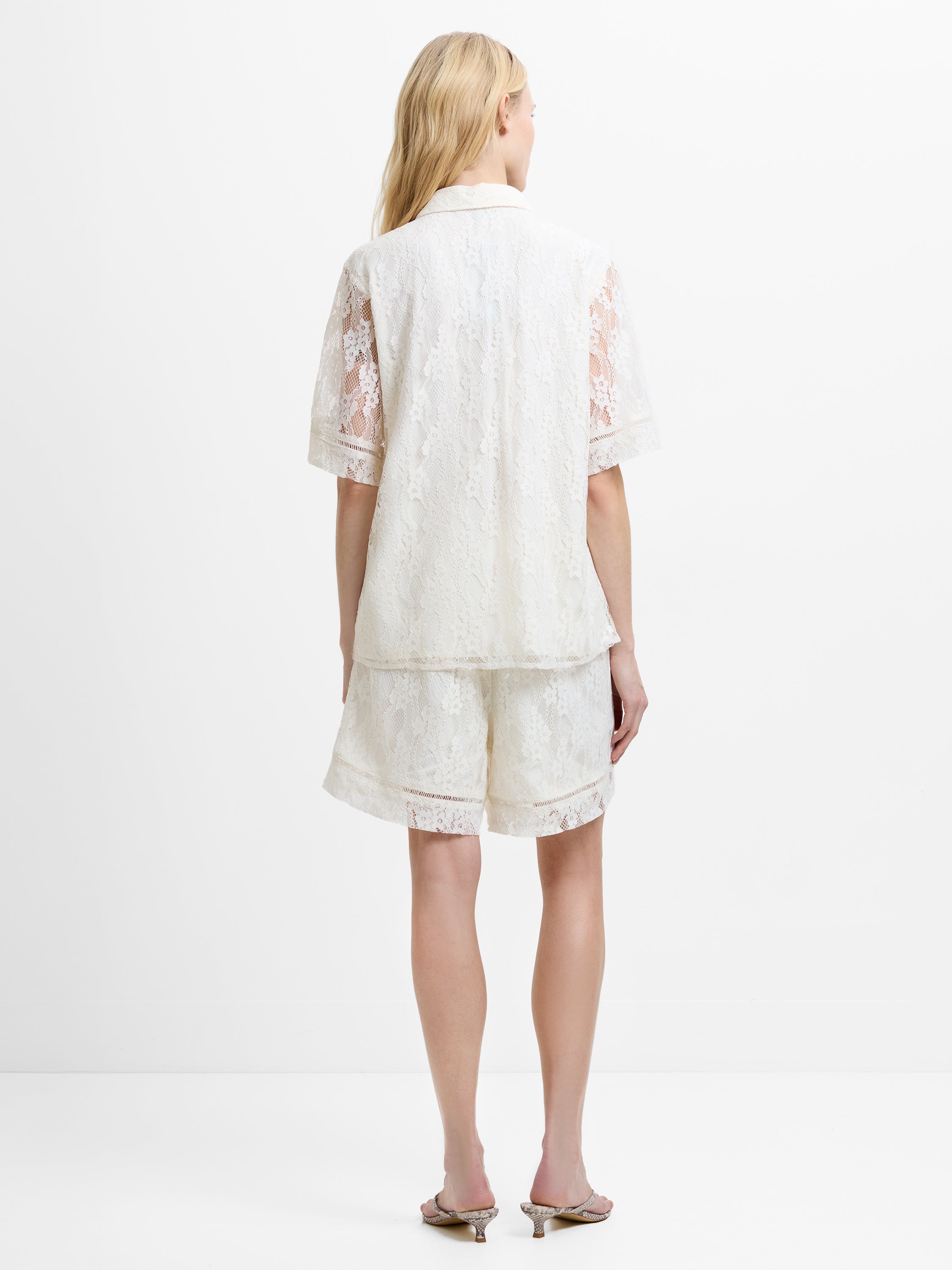 Zoe Lace Button Through Shirt