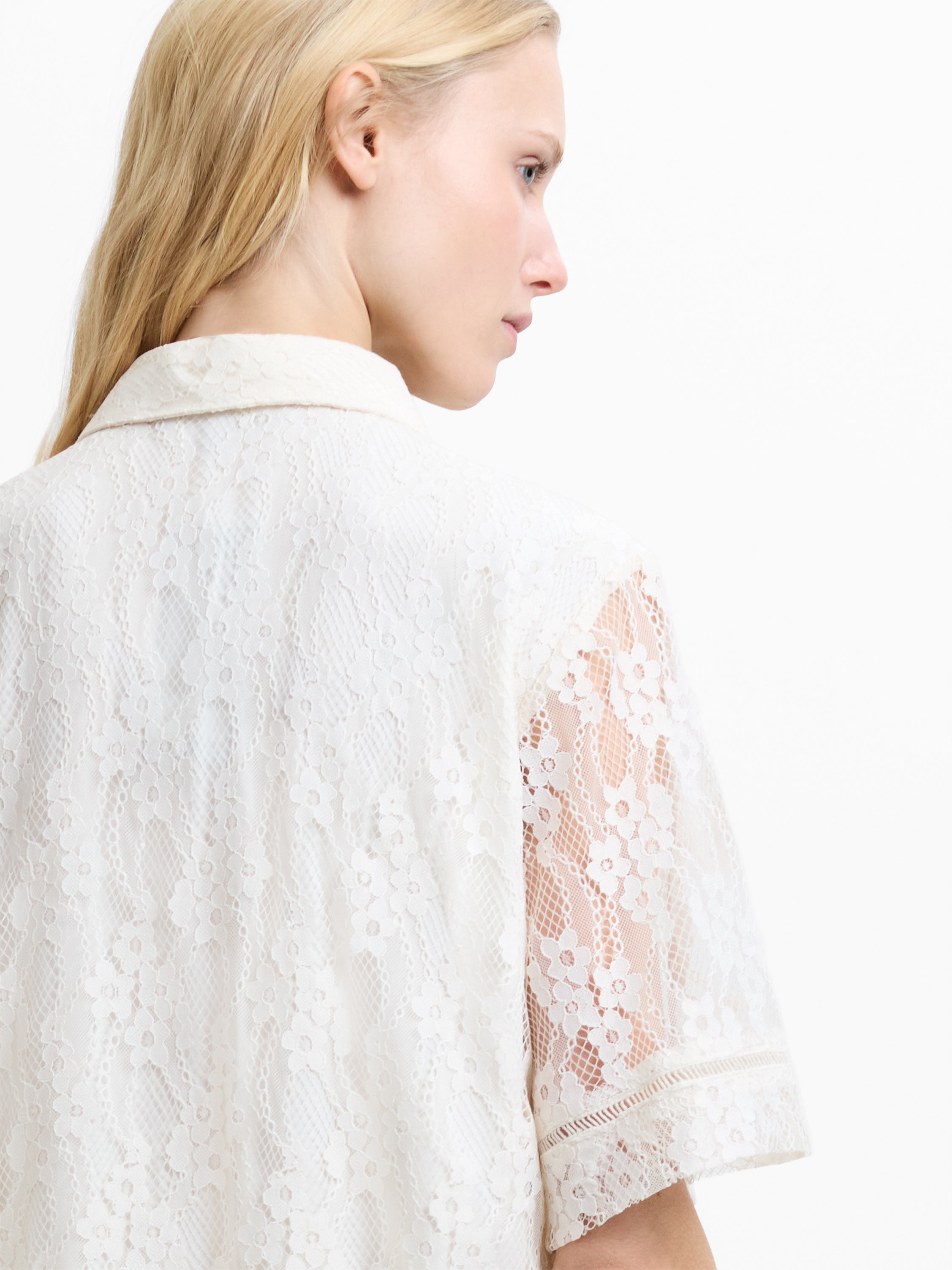 Zoe Lace Button Through Shirt
