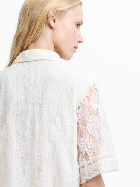 Zoe Lace Button Through Shirt