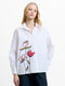 Cambria Cotton Flower Embroidered Shirt