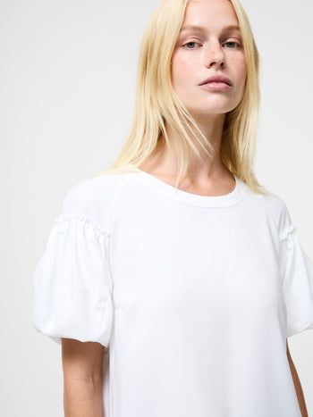 Crepe Light Puff Sleeve Top