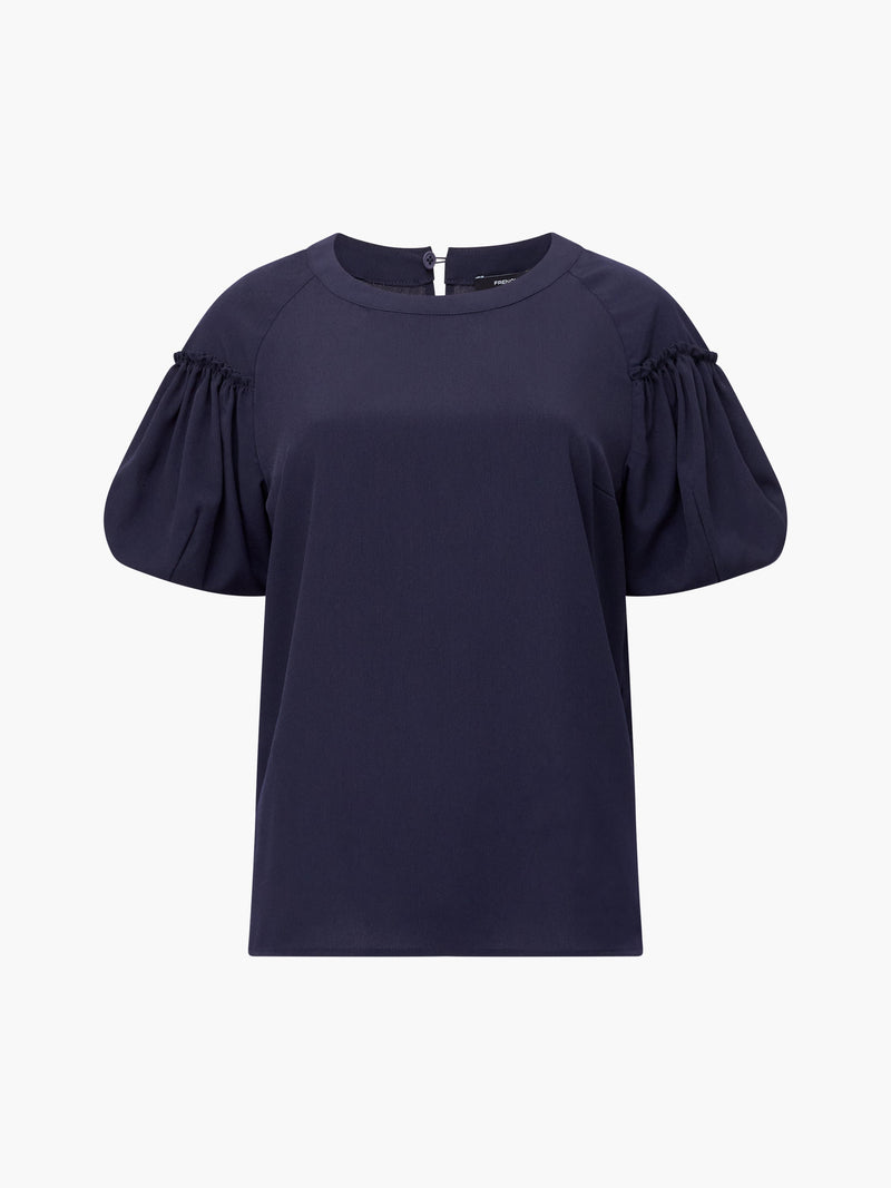 Crepe Light Puff Sleeve Top