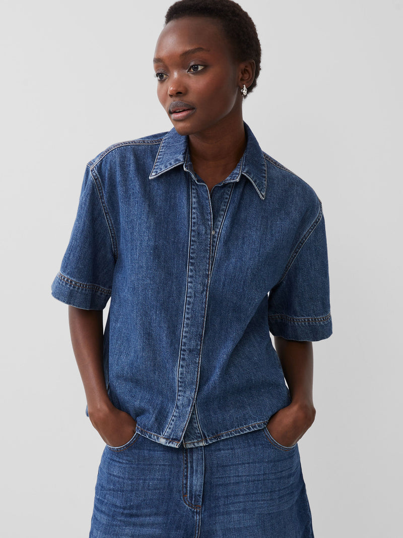 Finley Denim Short Sleeve Shirt